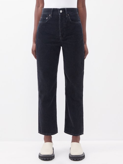 Acne Studios Mece Cotton-blend Corduroy Cropped Jeans
