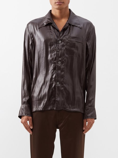 Our Legacy - Waltz Jersey Shirt - Mens - Brown