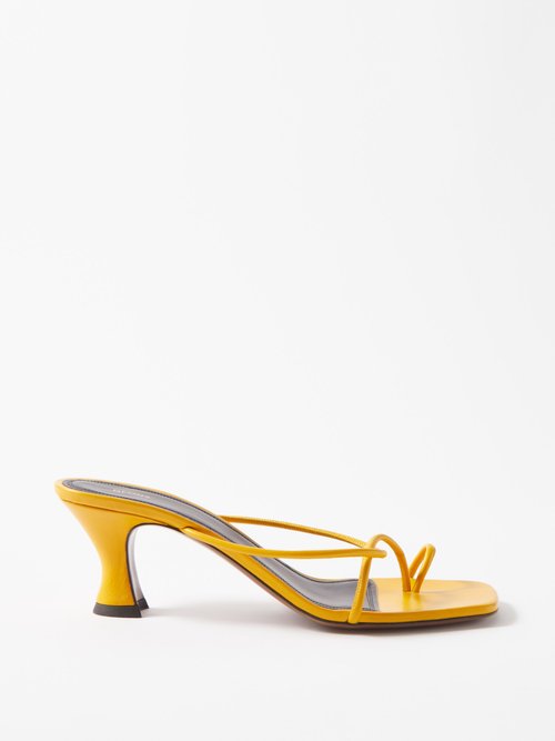 Neous - Betel 55 Leather Sandals - Womens - Yellow