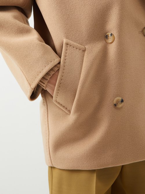 Formica Double Breasted Coat in Beige - Max Mara