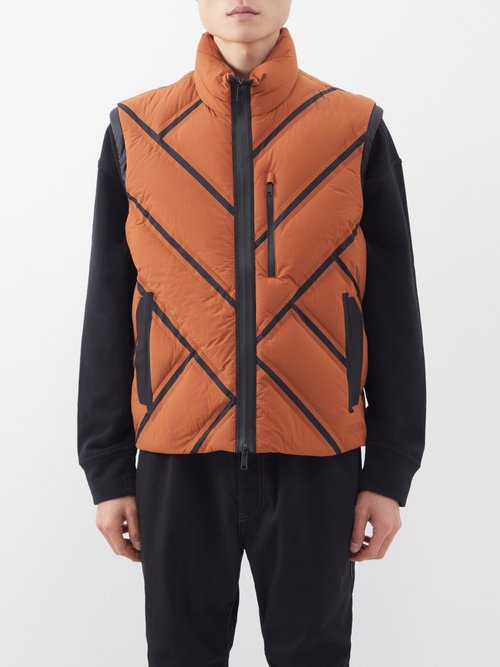 ZEGNA Quilted Down Laminated-shell Gilet