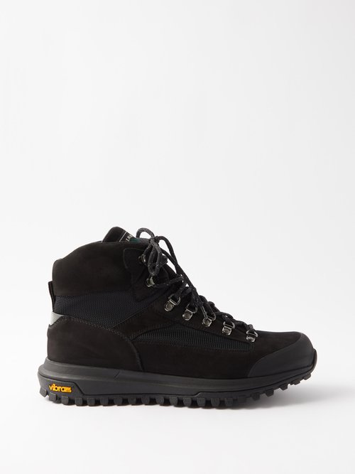 Diemme One Hiker Nubuck And Mesh Boots In Black | ModeSens