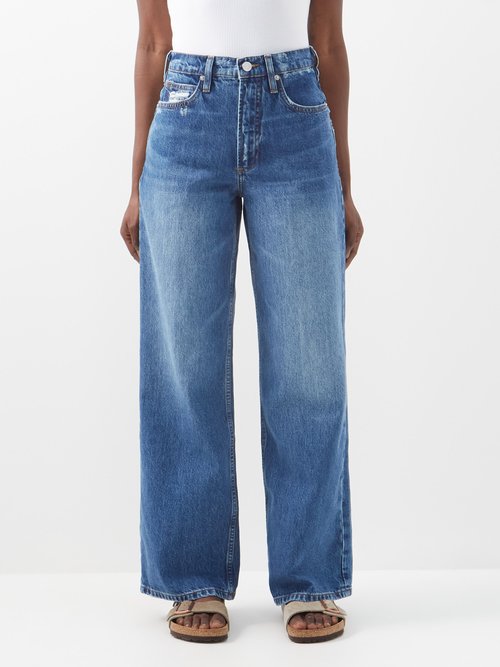 High 'n' Tight Wide-leg Jeans