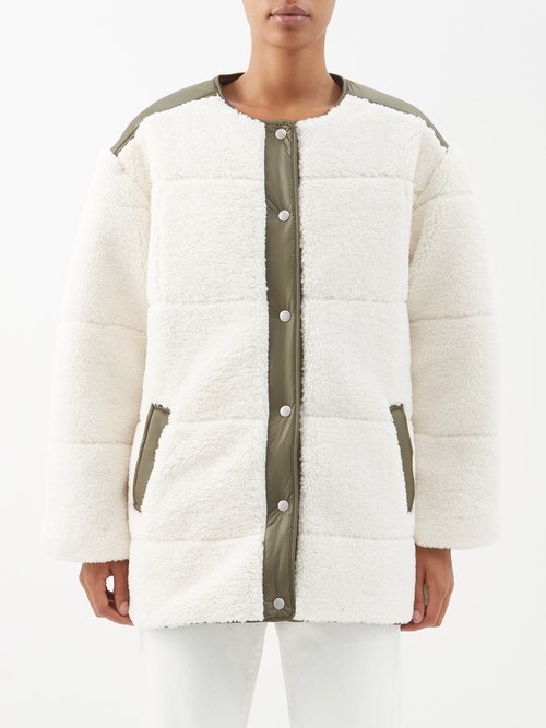 Faux-shearling Recycled-fleece Jacket