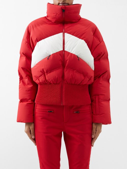 Perfect Moment - Juniper Quilted Down Ski Jacket - Womens - Red
