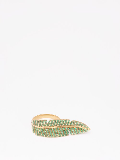 Jade Jagger Paradisica Emerald & 18kt Gold Ring