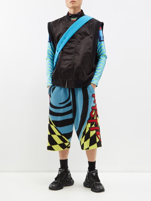 Walter Van Beirendonck Removable Sleeves Bomber Jacket - Farfetch