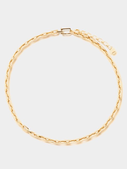 Deco Link Mini 18kt Gold Necklace