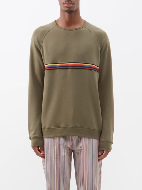 Paul Smith Artist Stripe Cotton-blend Pyjama Top