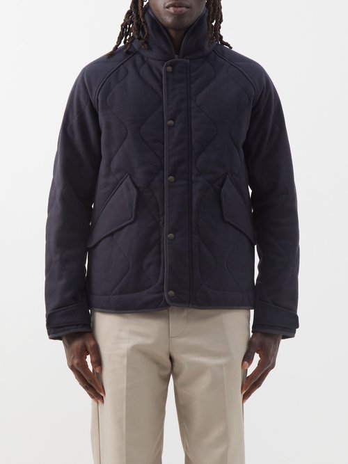 Heywood Quilted Wool-blend Jacket