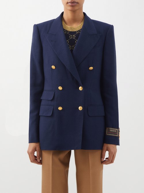 Gucci hotsell navy blazer