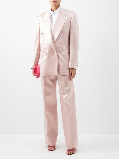 Gucci Pink Double-Breasted Blazer for Women