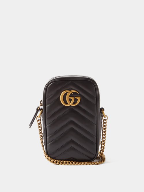 GG Marmont Mini Quilted-leather Cross-body Bag