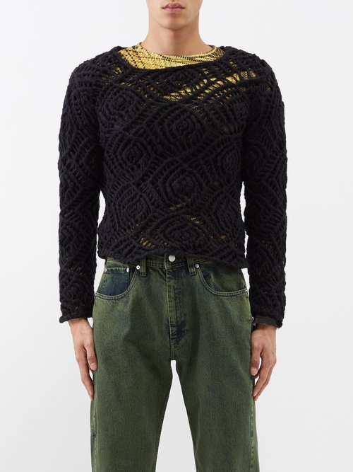 Namacheko Nimgina Open-work Merino Sweater | Smart Closet