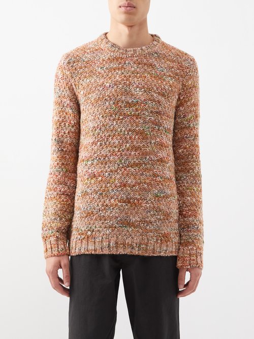 Folk Mixed-yarn Sweater