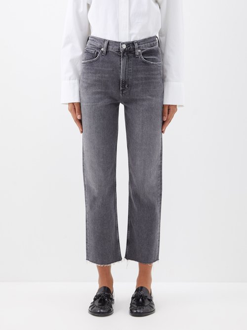 Citizens of Humanity Daphne High-rise Cropped Straight-leg Jeans