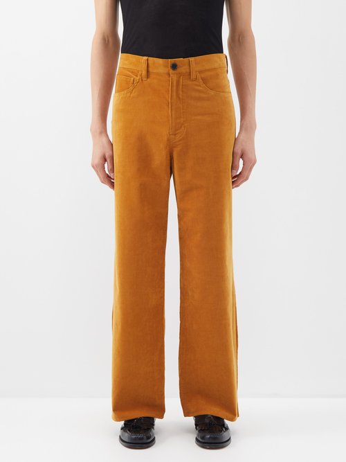 Sasquatchfabrix. Flared Velvet Trousers | Smart Closet