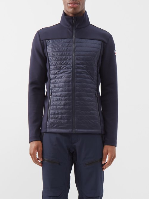 Fusalp - Aspon Ii Softshell And Quilted Mid-layer Jacket - Mens - Blue Navy