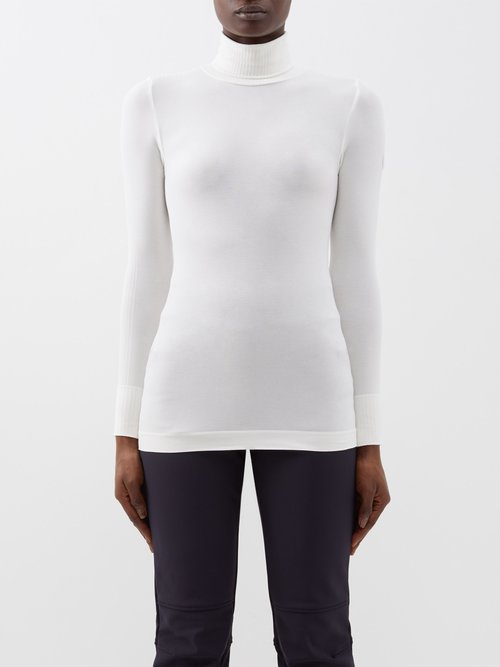 Fusalp - Alisier Ii Roll-neck Thermal Base-layer Sweater - Womens - White