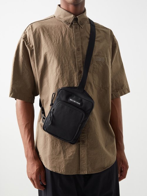 Balenciaga Men's Explorer Crossbody Messenger Bag