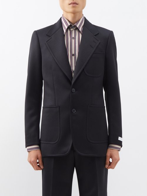Ben Cobb X Tiger Of Sweden Morini Single-breasted Wool-twill Suit Jacket In Black