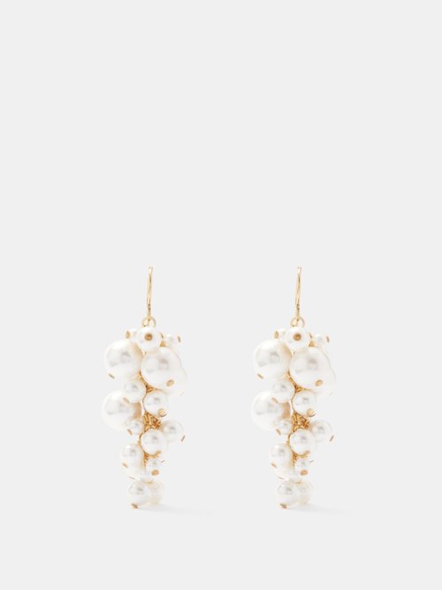 Jil Sander Blossom Freshwater Pearl Earrings