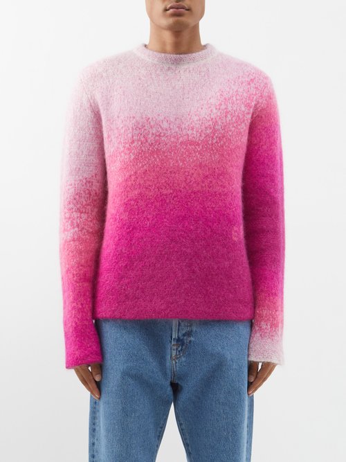 ERL Gradient Mohair-blend Sweater