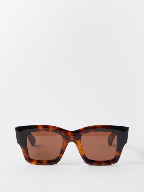 Baci Oversized Square Acetate Sunglasses