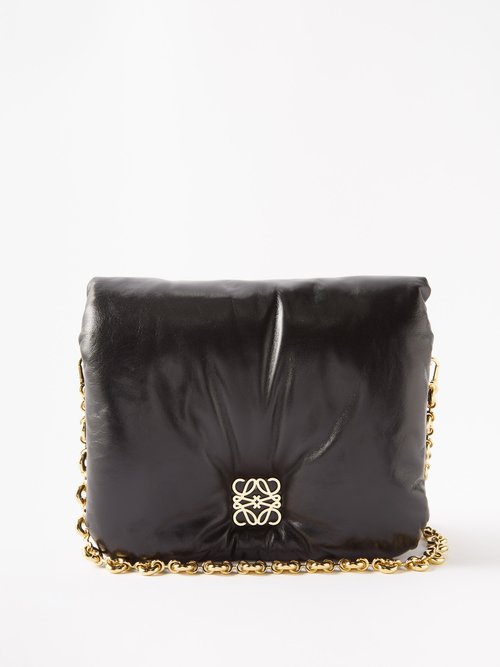 LOEWE Puffer Goya Leather Shoulder Bag