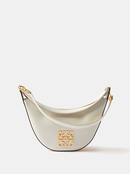 Loewe – Luna Small Leather Shoulder Bag – Womens – White