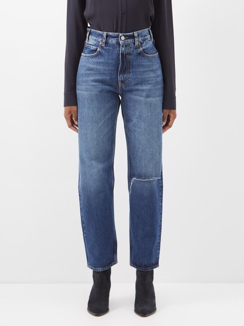 Fortela Juliette High-rise Straight-leg Jeans In Dark Denim