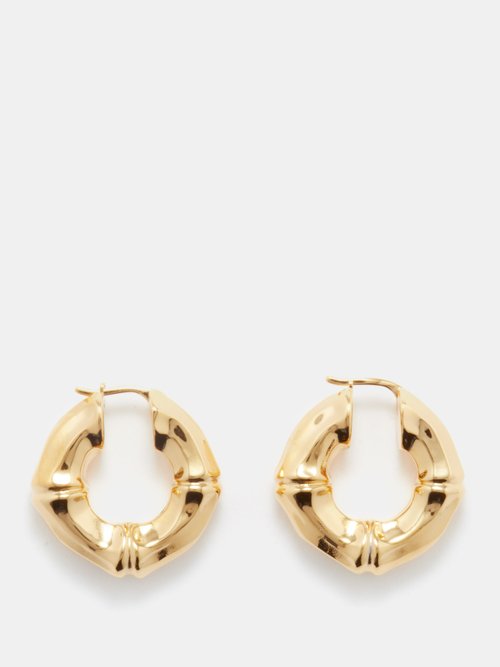 Small Bamboo Hoop Earrings