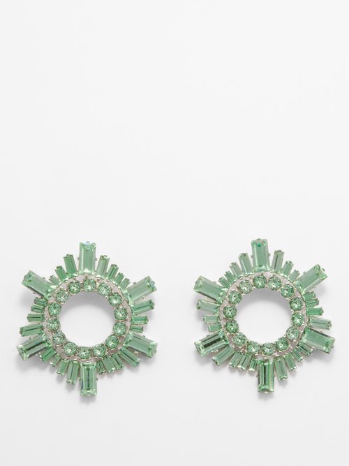 Begum Mini Crystal-embellished Earrings