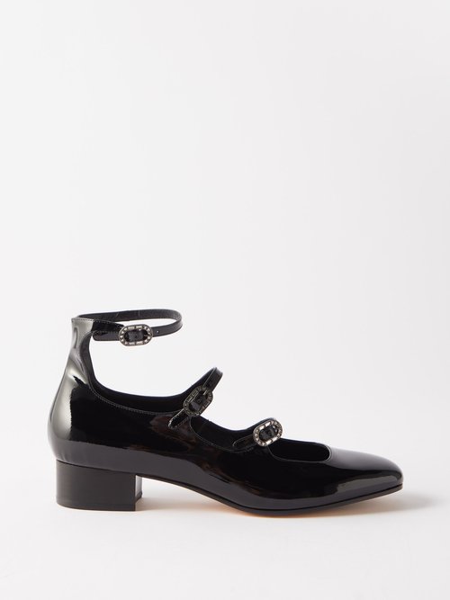 Le Monde Beryl Alexia 35 Patent-leather Mary Jane Shoes