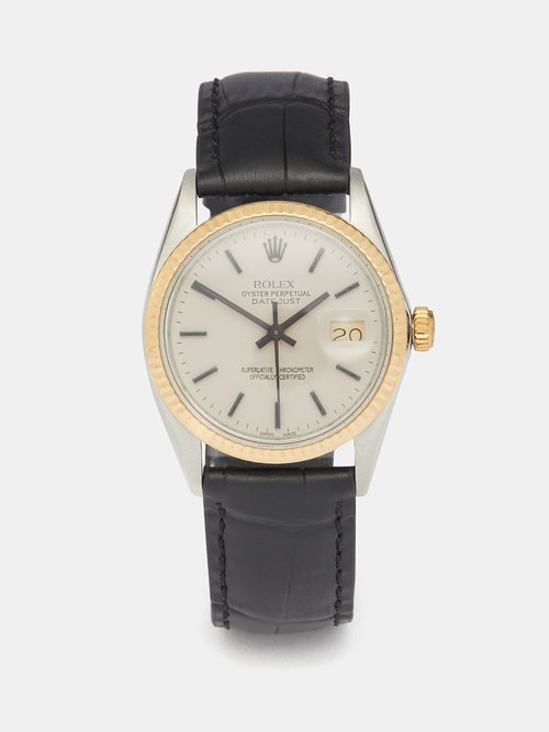 Lizzie Mandler Vintage Rolex Datejust 36mm Steel & Gold Watch