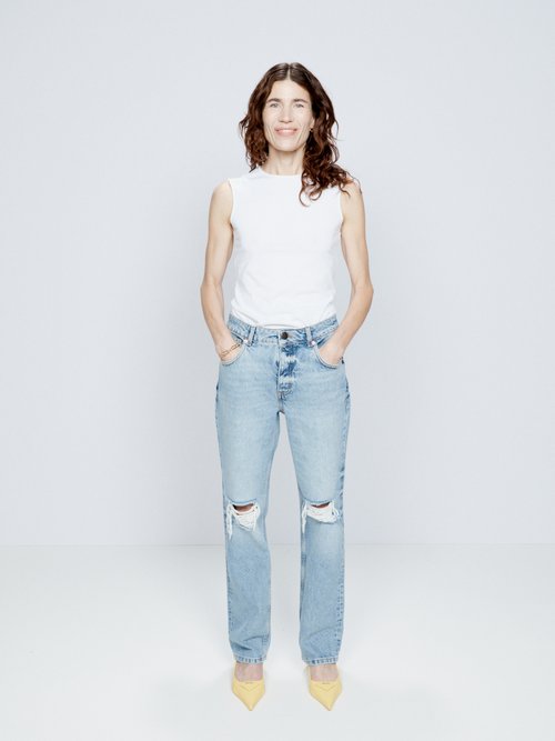 Raey - Beyond Organic Cotton Straight-leg Jeans - Womens - Indigo