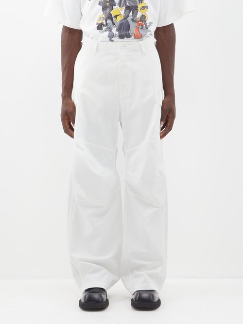 Balenciaga Workwear Cotton Cargo Trousers