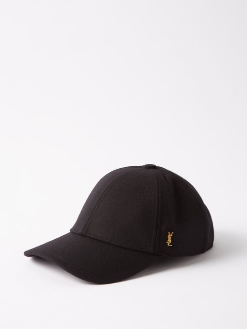 Saint Laurent New Era Logo Baseball Cap - Black Hats, Accessories -  SNT164717