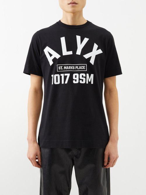 1017 ALYX 9SM Logo-print Cotton-jersey T-shirt
