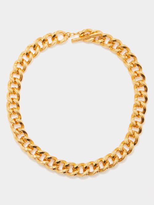 Saint Laurent Curb-chain Choker Necklace