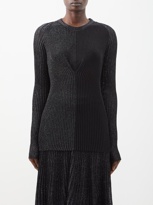 Proenza Schouler Re-edition 2014 Metallic-knit Sweater