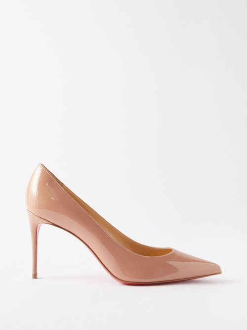 Christian Louboutin Kate 85 Patent-leather Pumps