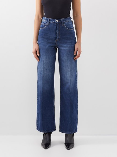 FRAME Le High And Tight Wide-leg Jeans