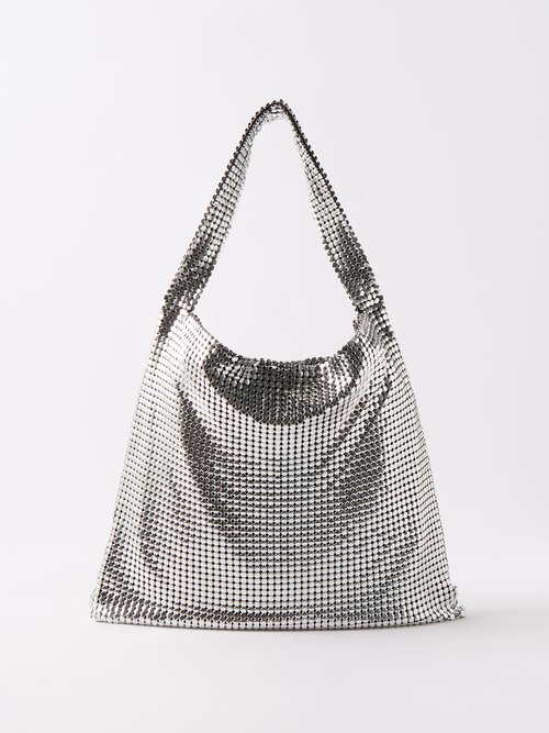 Paco Rabanne – Pixel Medium Chainmail Shoulder Bag – Womens – Silver