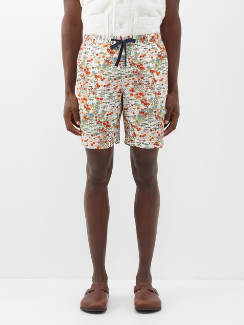 Orlebar Brown - Devlin Floral-print Poplin Shorts - Mens - Multi