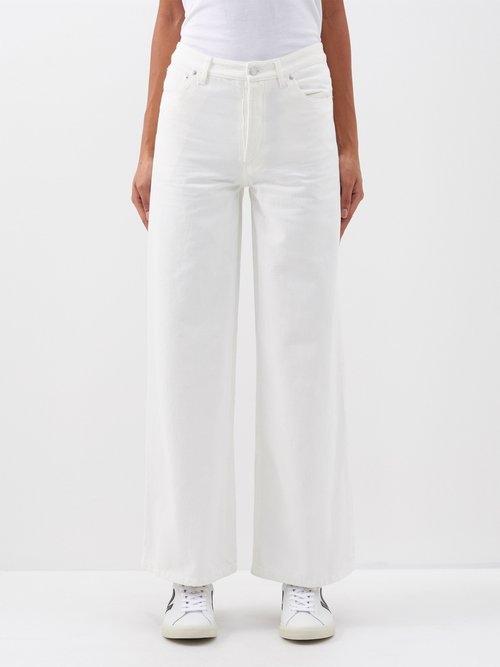 A.P.C. - Elisabeth Wide-leg Jeans - Womens - Off White