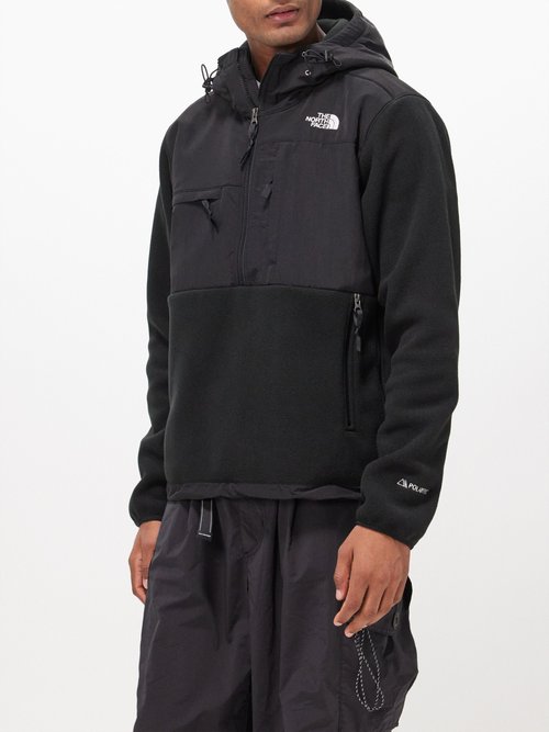 Black Denali shell and fleece gilet, The North Face