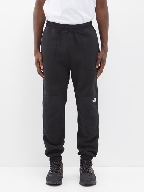 The North Face Denali Fleece And Shell Track Pants In Black