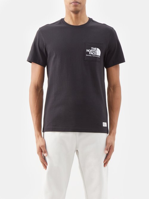 The North Face - Berkeley Patch-pocket Cotton-jersey T-shirt - Mens - Black