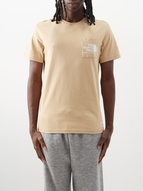 The North Face - Berkeley Patch-pocket Cotton-jersey T-shirt - Mens - Khaki